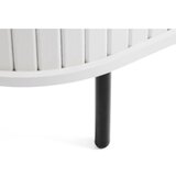 Unique Furniture Bela komoda z drsnimi vrati 140x76x45 cm Nola – | Shoptok.si