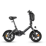 Mini zložljivo električno kolo T16 Pro, 14", 250 W 36 V 7,8 Ah, za vožnjo na delo, črna, (5000008641)