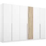 Modern Living Omara S Klasičnimi Vrati Lamella, Bela, Barva Hrasta | Shoptok.si