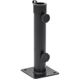 vidaXL Baza suncobrana za stup Ø 38/48 mm mat crna čelična Cijene