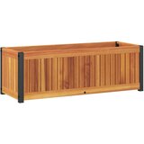  Vrtna sadilica 80 x 30 x 27,5 cm masivno bagremovo drvo i čelik | Eponuda.ba