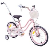  Dječji bicikl guralica Heart 16" roza s crnim sjedalo | shoptok.hr