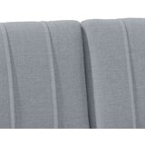 vidaXL Tapecirano vzglavje Svetlo siva 120 cm Masivno borovo les | Shoptok.si