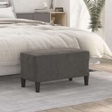 vidaXL Klop temno siva 70x35x41 cm žamet | Shoptok.si
