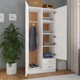 vidaXL Ormar bijeli 80 x 52 x 180 cm od konstruiranog drva | shoptok.hr