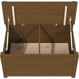  Klupa smeđa boja meda 80x41x77 cm od masivne borovine | shoptok.hr