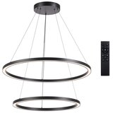 Brilagi - LED prigušiva viseća lampa na sajli PORTOFINO LED/98W/230V Ø 80 cm crna + daljinski upravljač | Eponuda.com