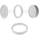 TES Okvir za nadgradno montažo LED panel okrogli 18W 3CCT IP54 | Shoptok.si