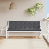  Jastuk za vrtnu klupu antracit 200x(50+50)x7 cm tkanina Oxford | shoptok.hr