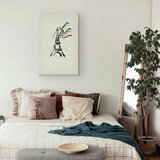  Slika - Eiffel Tower and Colorful Ribbons 20x30 Premium Print | shoptok.hr