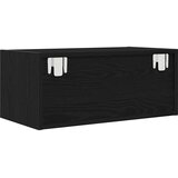 vidaXL TV omarica 2 kosa črna hrast 60x31x25,5 cm inženirski les | Shoptok.si