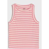 Sinsay Pamučna majica bez rukava na pruge | shoptok.hr