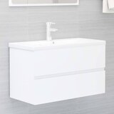 vidaXL Omarica za umivalnik bela 80x38,5x45 cm iverna plošča Cene