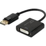 Renkforce DisplayPort / DVI adapter [1x DisplayPort utikač - 1x DVI-utičnica 24+5pol.] crni, pozlaćeni kontakti | Eponuda.ba