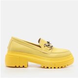 Yaya by Hotiç Loafer Shoes - Yellow - Flat Cene