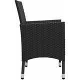  7-dijelni vrtni blagovaonski set crni | shoptok.hr