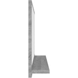 vidaXL Kopalniško ogledalo sivo sonoma 60x10,5x37 cm inženirski les | Shoptok.si