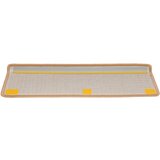  Prostirke za stepenice 20 kom 65x21x4 cm bež pravokutni rub | Eponuda.com