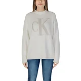 Calvin Klein Jeans CK INTARSIA HIGH NECK J20J224799 Bijela