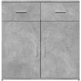 Komoda 2 kom siva boja betona 79x38x80 cm od konstruiranog drva | shoptok.hr