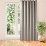  Curtain MILANA color cappuccino style classic silver silver metal eyelets chenille 280x245 HOMEDE | shoptok.hr