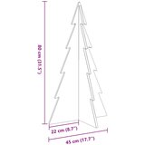  Drveno ukrasno božićno drvce voštano smeđi 80 cm od borovine | shoptok.hr