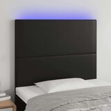  Uzglavlje crno 90x5x118/128 cm od umjetne kože Cijene