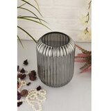 WALLXPERT Vaza Line D20F, 10x20x10 cm, Srebrna boja | Eponuda.ba