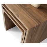 Hanah home Set podesivih stolića za kavu, 3 dijela, Smeđa Slike