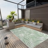 vidaXL Zunanja preproga zelena 140x200 cm PP Cene