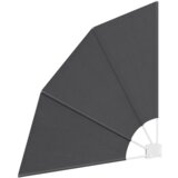 vidaXL Zaslon za zasebnost na balkonu Črna 115 x 115 cm blago | Shoptok.si