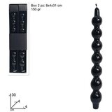  SVIJEĆE KUGLE 30 CM SET 2/1 CRNE | Eponuda.ba