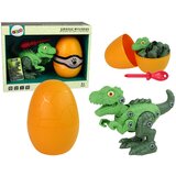 Dinosaur Tyrannosaurus Rex set with Egg DIY Screwdriver Green  Dinosaur Tyrannosaurus Rex set with Egg DIY Screwdriver Green Slike