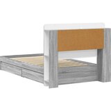  Okvir kreveta s pohranom s ladicama Siva Sonoma 75 x 190 cm | Eponuda.com