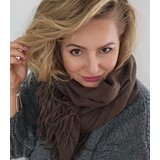 Pri Scarf Thick scarf tassels single color warm soft 200x70 cm | shoptok.hr