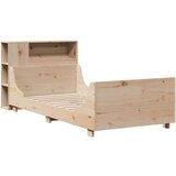vidaXL Posteljni okvir brez vzmetnice 100x200 cm trdna borovina | Shoptok.si