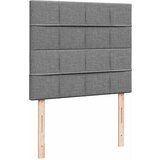  box spring s madracem LED tamnosivi 120 x 190 cm tkanina | shoptok.hr