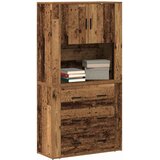  Highboard Staro drvo 80 x 33 x 150 cm Konstruirano drvo | shoptok.hr