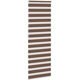 Zebra zavjesa Smeđa 90x200 cm Širina tkanine 85,9 cm Poliester | shoptok.hr