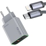  TRANYOO Kućni punjač T-EU13L 30W 2 Izlaza/USB-A+USB-C sa C na lightning Cene