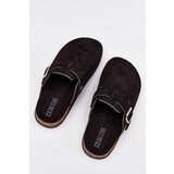 Big Star Women's Clogs On Cork Platform Silver Buckle | shoptok.hr