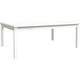 Vrtni stol bijeli 121x82,5x45 cm od masivne borovine | shoptok.hr