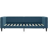  Dnevni krevet s madracem plavi 90 x 200 cm baršunasti | Eponuda.com