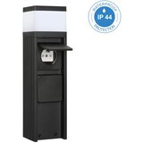  Spoljašnja lampa sa 2 utičnicama VESPER 1xG9/5W/230V IP54 30 cm crna | Eponuda.com