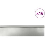 vidaXL Ograje proti polžem 20 pcs srebrna Cinkana jeklena | Shoptok.si