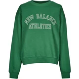 New Balance GRAPHIC FLEECE CREW Zelena