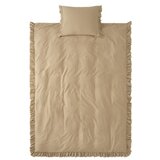 Ellos Home Svijetlo zelena/kaki zelena posteljina za krevet za jednu osobu od pamučnog satena 150x210 cm Gloria – Cijene