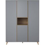 Qu-ax trokrilni ormar loft grey | shoptok.hr