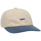 Obey Kape s šiltom 2 tone bold 6 panel strapback Bež | Shoptok.si