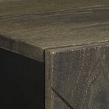  Komoda crna 40x33x75 cm Puno drvo Mango | shoptok.hr